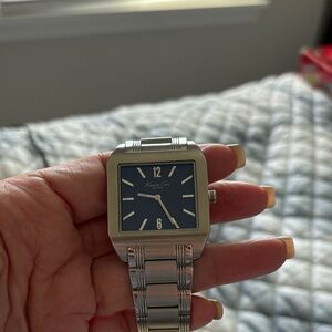 Kenneth Cole New York Silver and Blue Men's Watch